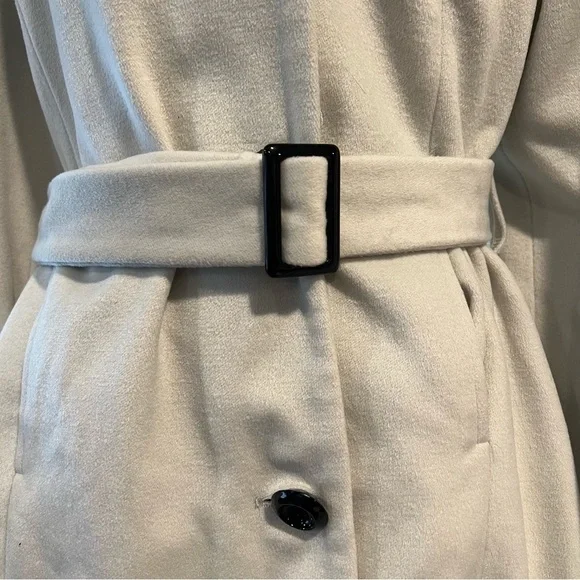 Light Gray Pea Coat - Picture 3 of 5